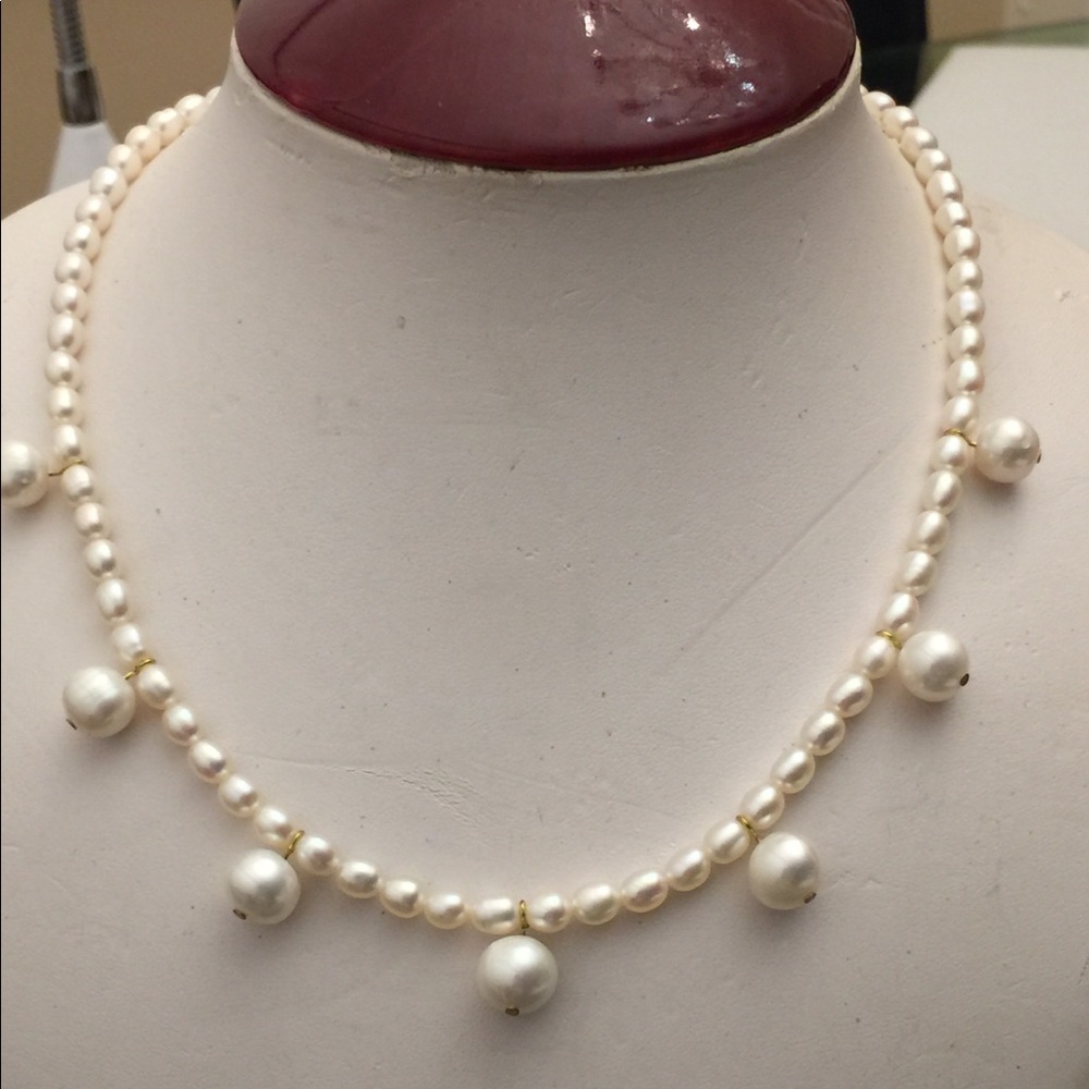 SJC ‘White’ Freshwater Pearl Necklace